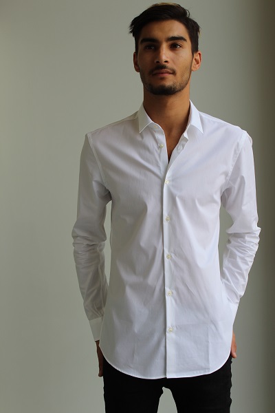 chemise manche longue strech blanc SCOTCH AND SODA