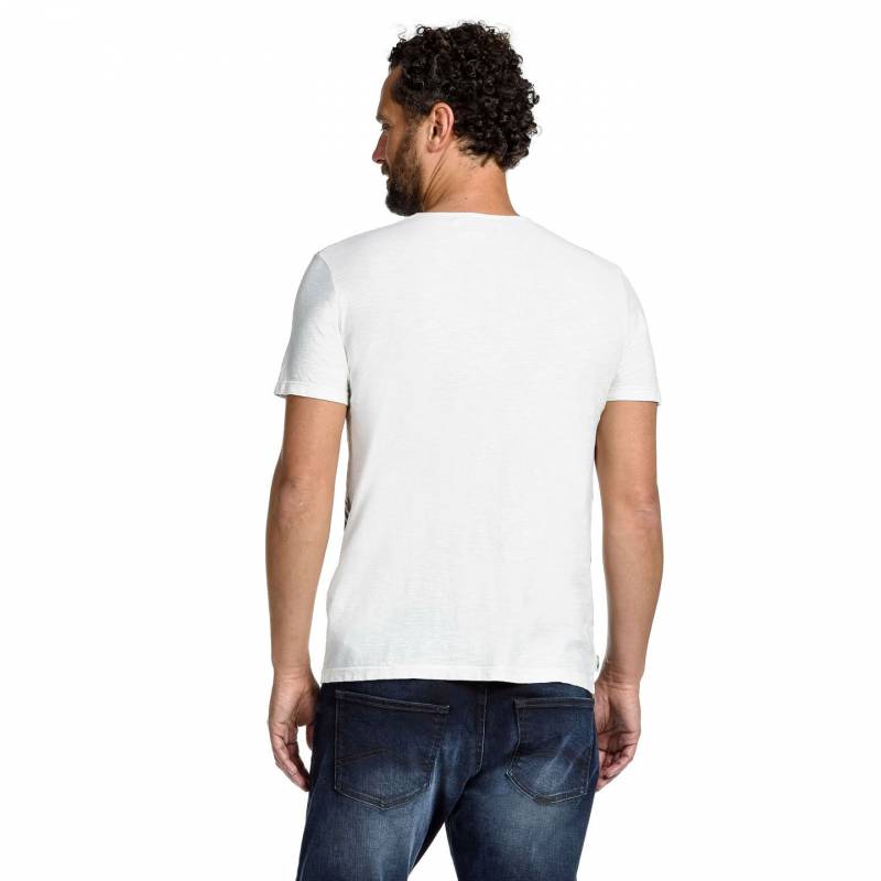 TEE SHIRT MCS MOTOGP MANCHES COURTES BLANC
